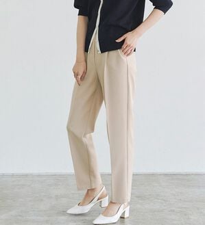 Pierrot（ピエロ）の「【選べる丈】高見えゆるテーパードパンツ（フルレングスパンツ）」｜詳細画像