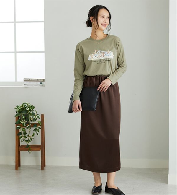 BELLUNA（ベルーナ）の「＜Ｄｉｓｎｅｙ＞【プー】プリント長袖Tシャツ（カットソー）」｜詳細画像