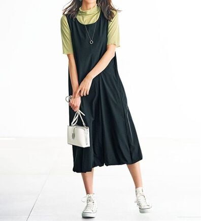 BELLUNA（ベルーナ）の「シャカシャカしづらいはっ水素材！バルーンワンピース（その他ワンピース）」