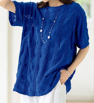 ルフラン（ルフラン）の「着る美人。レースジャカード（カットソー）」｜詳細画像