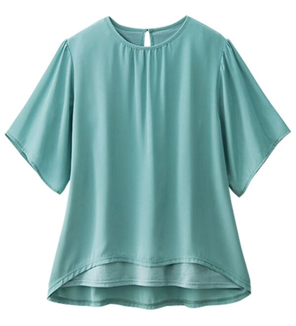 BELLUNA（ベルーナ）の「シフォン重ねレイヤードチュニック（チュニック）」｜詳細画像