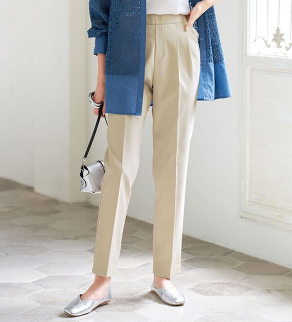 SOLOTEX（R）＞美脚テーパードパンツ - ベルーナ【公式】