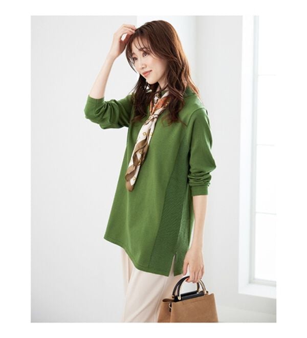 BELLUNA（ベルーナ）の「ベスト付ニットチュニックアンサンブル（アンサンブル）」｜詳細画像