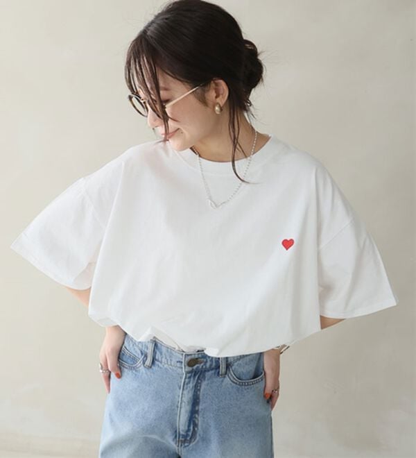A HAPPY MARILYN（アハッピーマリリン）の「【大きいサイズ】【Ｌ～９Ｌ／選べるタイプ】綿１００％ロングＴシャツ（Tシャツ）」｜詳細画像