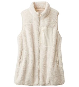 「ふわふわフリースベスト（パジャマ・ルームウェア）」｜アイボリー