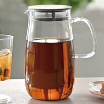 「ハリオ　レンジでかんたん麦茶ポット　むぎちゃん　２色組（その他キッチン用品）」