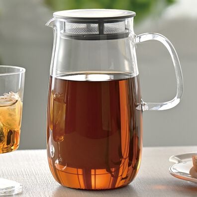 「ハリオ　レンジでかんたん麦茶ポット　むぎちゃん　２色組（その他キッチン用品）」