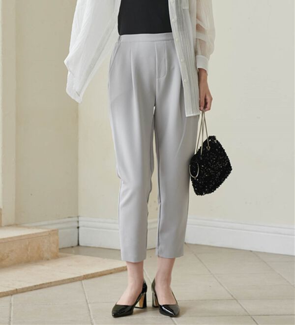 RANAN（ラナン）の「美脚シルエットクロップドパンツ（フルレングスパンツ）」｜詳細画像