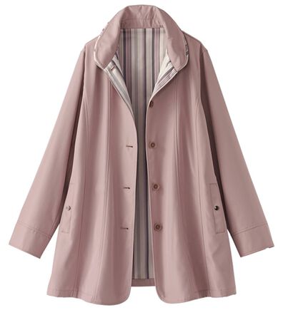 BELLUNA（ベルーナ）の「花粉対策！裏ストライプボンディングコート（ハーフコート）」