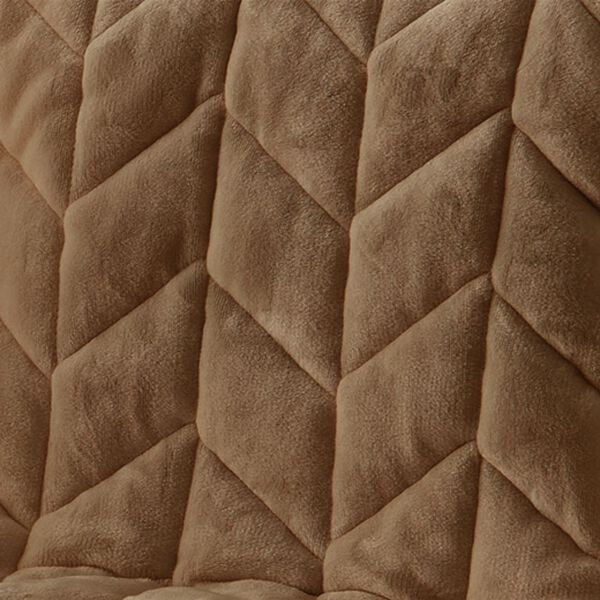 iellio（イエリオ）の「あったかフランネルチェアカバー＜座椅子カバー・こたつ椅子カバー・吸湿発熱・抗菌防臭＞（チェアカバー・チェアパッド）」｜詳細画像