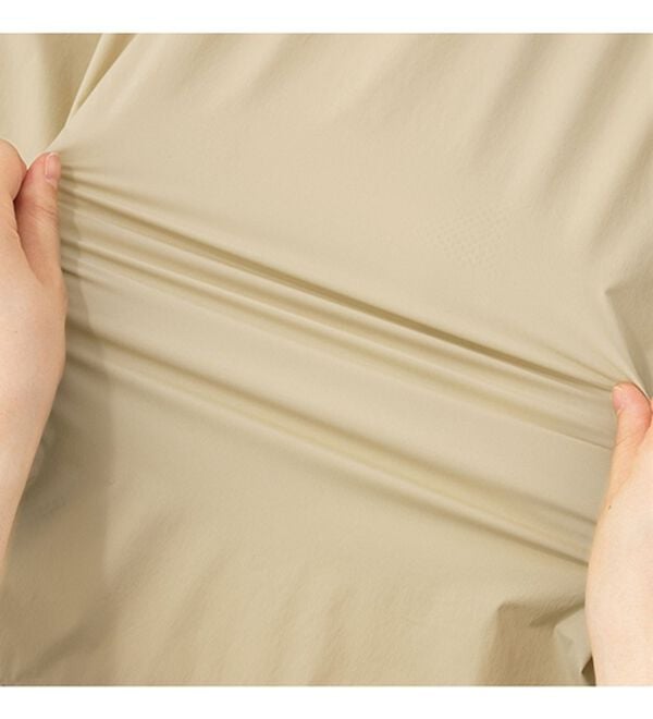 VINNO（ヴィノ）の「機能付ヘビロテシャーリングシャツブルゾン（ハーフコート）」｜詳細画像