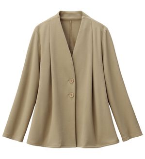 ルフラン（ルフラン）の「美ラインカットソージャケット（その他ジャケット）」｜ベージュ