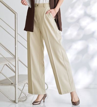 BELLUNA（ベルーナ）の「＜ＳＯＬＯＴＥＸ（Ｒ）＞ワイドパンツ（フルレングスパンツ）」