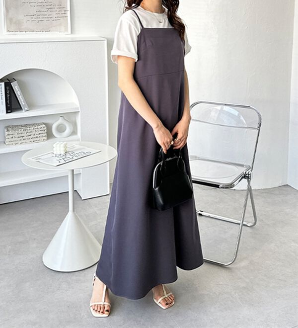 GeeRA（ジーラ）の「バックストラップデザインキャミワンピース（その他ワンピース）」｜詳細画像