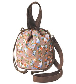 BELLUNA（ベルーナ）の「【ムーミン】巾着型バッグ（ショルダーバッグ）」｜総花柄