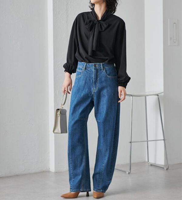 RANAN（ラナン）の「とろみボウタイブラウス（ブラウス）」｜詳細画像