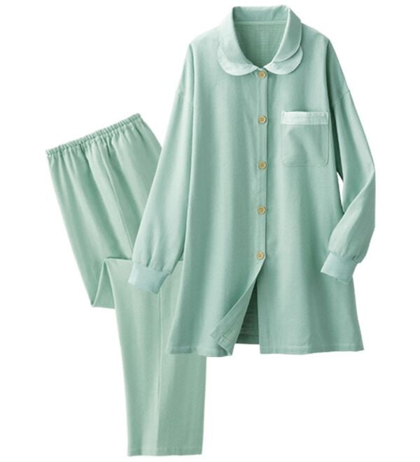 LAVIENNE（ラヴィエンヌ）の「あったか肌側綿１００％ガーゼパジャマ（パジャマ・ルームウェア）」｜詳細画像