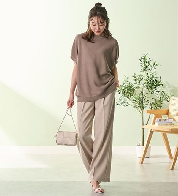 BELLUNA（ベルーナ）の「華奢見せ！ドルマンニットプルオーバー（ニット・セーター）」｜詳細画像