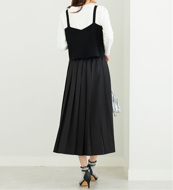 BELLUNA（ベルーナ）の「ボックスプリーツロング丈スカート（ロングスカート）」｜詳細画像