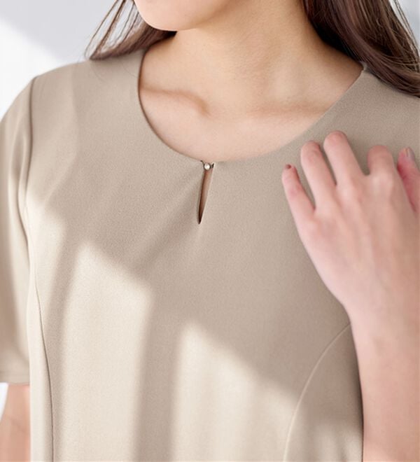 alotta（アロッタ）の「【4つの機能付】タック袖Ａラインワンピース（その他ワンピース）」｜詳細画像