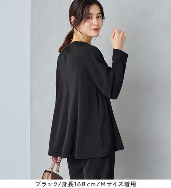 Viola e Viola（ヴィオラ エ ヴィオラ）の「【入学式・卒業式】Ａラインセレモニーセットアップ（パンツスーツ）」｜詳細画像