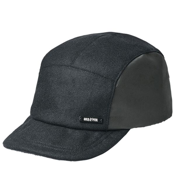 「＜ゴールドファイル＞上質カジュアル帽子（メンズ帽子）」｜キャップブラック
