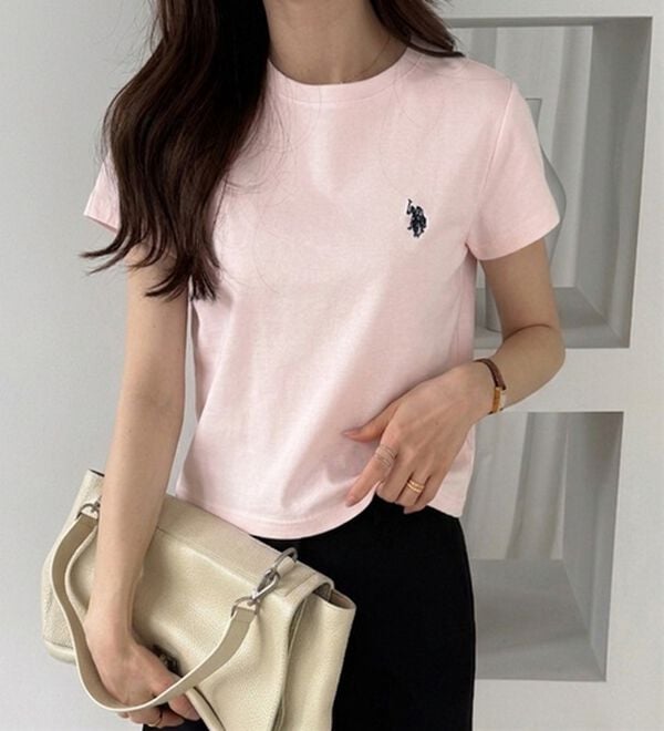 GeeRA（ジーラ）の「【ＵＳ．ＰＯＬＯ．ＡＳＳＮ】汗染み防止ミニＴシャツ（Tシャツ）」｜詳細画像