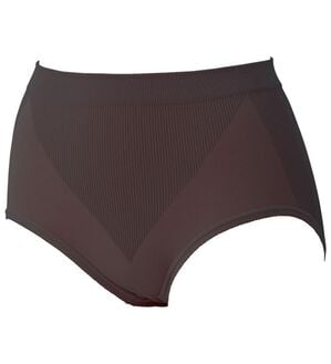 LAVIENNE（ラヴィエンヌ）の「綿混のびのびフィットミラクるショーツ（ショーツ）」｜モカ