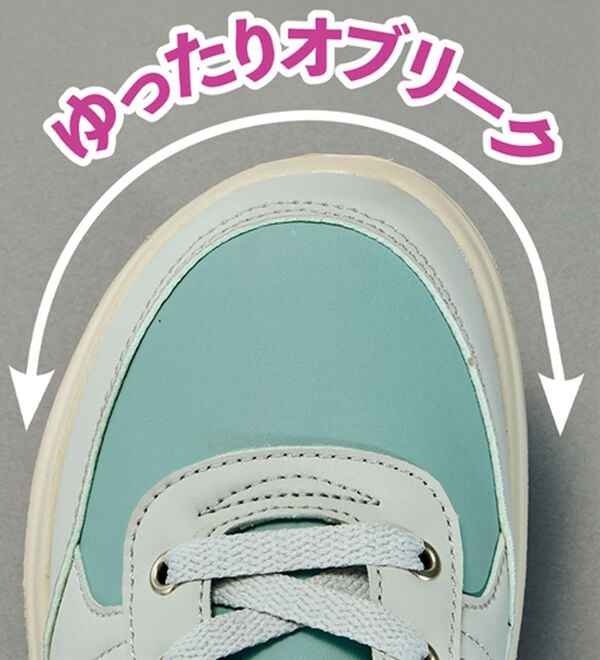 BELLUNA（ベルーナ）の「ゆったり５Ｅ配色オブリークスニーカー（スニーカー）」｜詳細画像