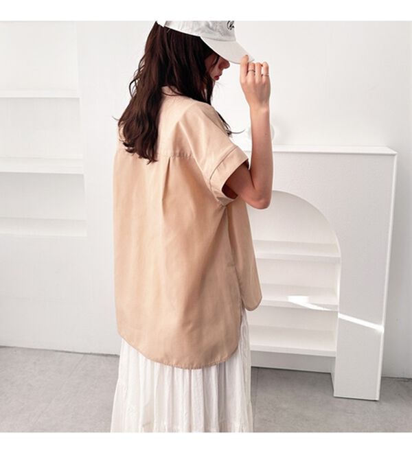 GeeRA（ジーラ）の「【ＵＳ．ＰＯＬＯ．ＡＳＳＮ】フレンチスリーブシャツ（シャツ）」｜詳細画像