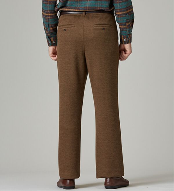 「【３本組】お父さんの暖か裏ベロアパンツ（メンズフルレングスパンツ）」｜詳細画像