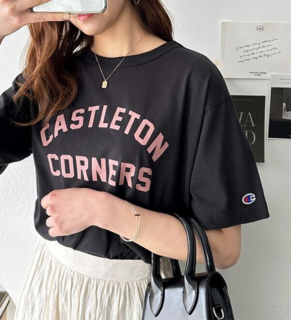 GeeRA（ジーラ）の「【ｃｈａｍｐｉｏｎ】ロゴＴシャツ（Tシャツ）」｜詳細画像