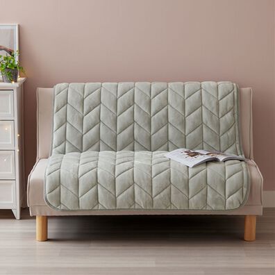 iellio（イエリオ）の「あったかふわふわボリュームソファカバー＜吸湿発熱・フランネル素材＞（ソファーカバー）」