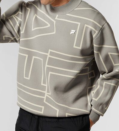 「＜フィラ＞軽量ストレッチデザインセーター（メンズニット・セーター）」