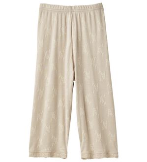 「なめらかシルク入りジャカードボトム　５分丈（肌着・インナーウェア）」｜ベージュ