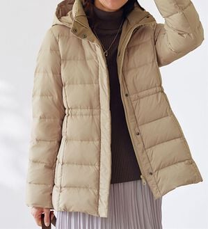 BELLUNA（ベルーナ）の「【Ｆｕｗａｉｒ】ベーシックダウンコート（ダウンコート・ジャケット・ベスト）」｜ベージュ