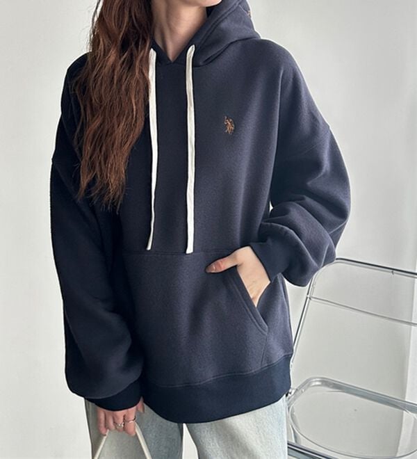 GeeRA（ジーラ）の「【U.S. POLO ASSN.】選べる２丈！フード刺繍裏起毛パーカー（パーカー）」｜詳細画像