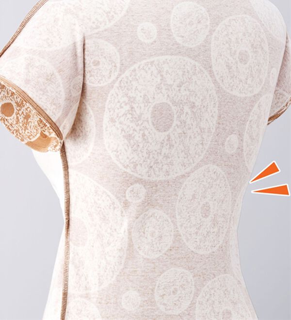 「【４色組】綿１００％ラクでお洒落なカップ付Ｔシャツ（ブラトップ・カップ付きインナー）」｜詳細画像