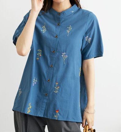 BELLUNA（ベルーナ）の「【Ｌａｇｒｉｌｕａ】花柄刺しゅうデザインチュニック（チュニック）」
