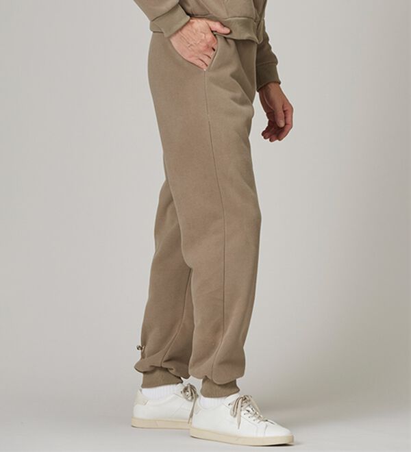 「＜シンプル＆プラス＞裏ボアジョガーパンツ（メンズフルレングスパンツ）」｜詳細画像
