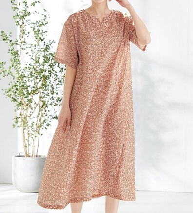 LAVIENNE（ラヴィエンヌ）の「ひんやり！ゆる涼ルームワンピース（パジャマ・ルームウェア）」