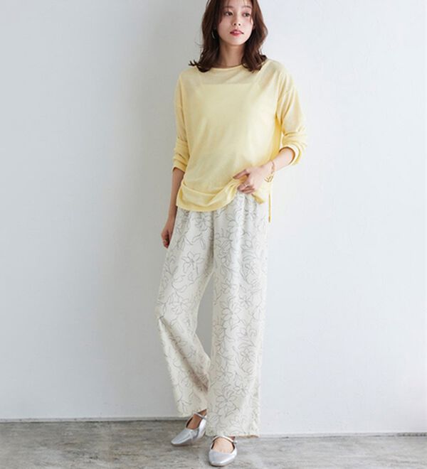 Pierrot（ピエロ）の「【接触冷感・吸水速乾】夏に快適！ウォッシャブルイージーパンツ（その他パンツ）」｜詳細画像