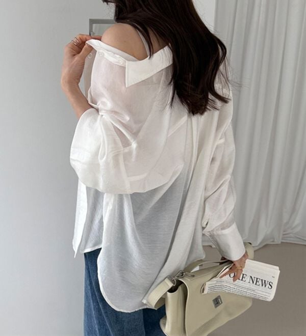 GeeRA（ジーラ）の「アソート柄オーバーサイズシャツ（シャツ）」｜詳細画像