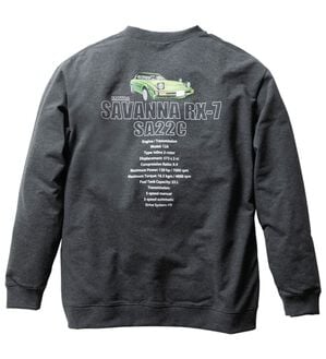 「俺の名車シリーズ　Ｔシャツ・トレーナー（メンズトレーナー）」｜杢ﾁｬｺｰﾙ(ｻﾊﾞﾝﾅ･ﾄﾚｰﾅｰ)