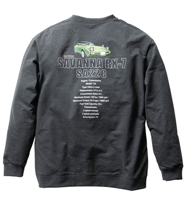 「俺の名車シリーズ　Ｔシャツ・トレーナー（メンズトレーナー）」｜杢ﾁｬｺｰﾙ(ｻﾊﾞﾝﾅ･ﾄﾚｰﾅｰ)