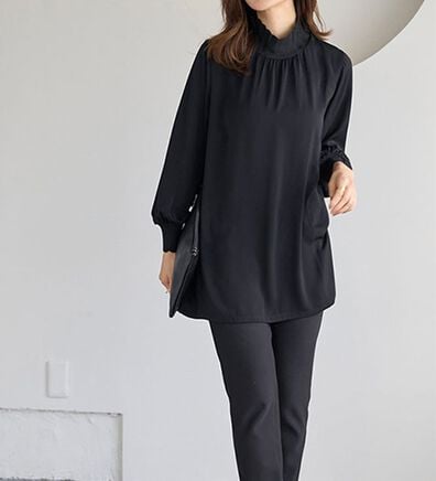 BELLUNA（ベルーナ）の「リブニット使いチュニック（チュニック）」