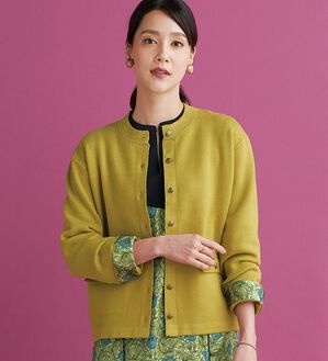 BELLUNA（ベルーナ）の「＜ウィリアムモリス柄＞カーディガン（ニットカーディガン）」｜詳細画像