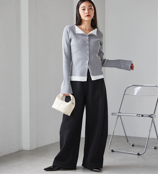 RANAN（ラナン）の「裏起毛カーブスウェットパンツ（その他パンツ）」｜詳細画像