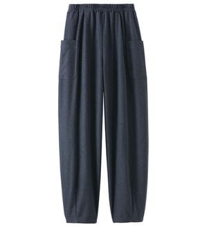 BELLUNA（ベルーナ）の「ウーリッシュジャージーコロンパンツ（フルレングスパンツ）」｜杢インディゴ