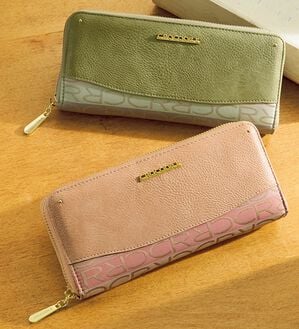 BELLUNA（ベルーナ）の「＜クロコダイル＞ジャカード織使い長財布（財布・パスケース）」｜詳細画像